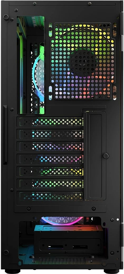 Kasë Logic Concept Aramis ARGB Midi Tower, ATX, e zezë Kasë Logic Concept Aramis ARGB Midi Tower, ATX, e zezë