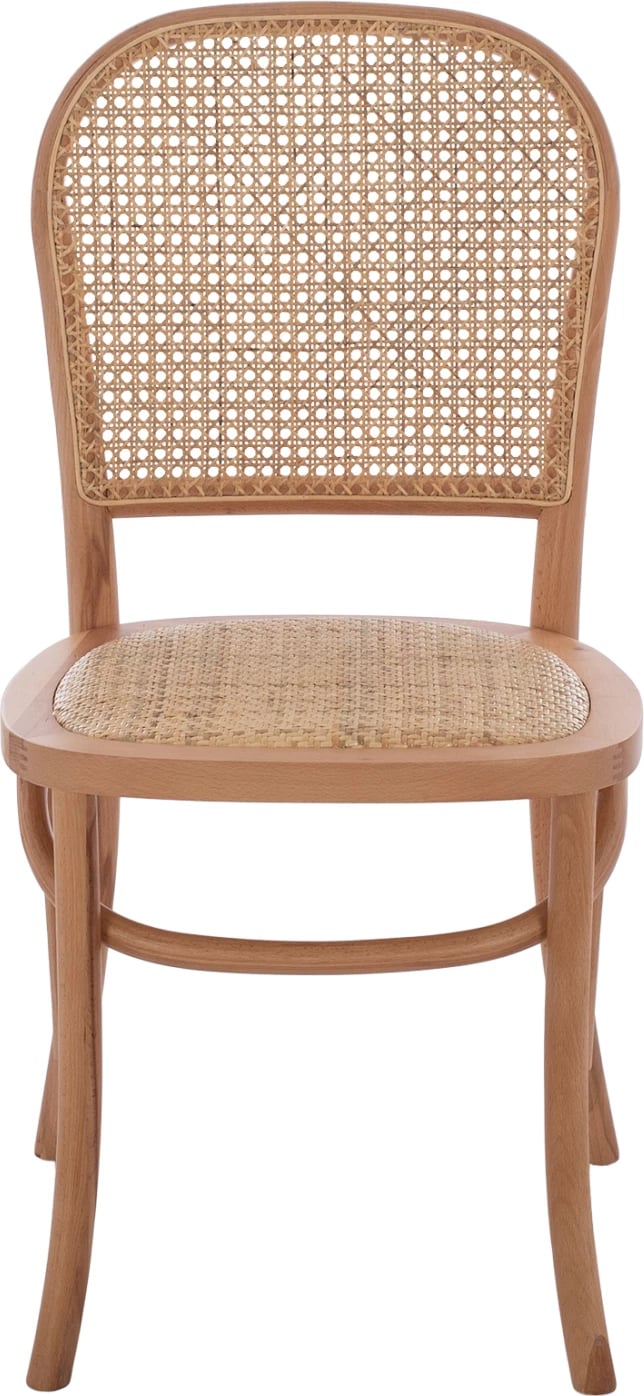 Karrige profesionale SLOAN, dru ahu, shpinë e perforuar, FH8915.21, natyrale, 45x48x88H cm