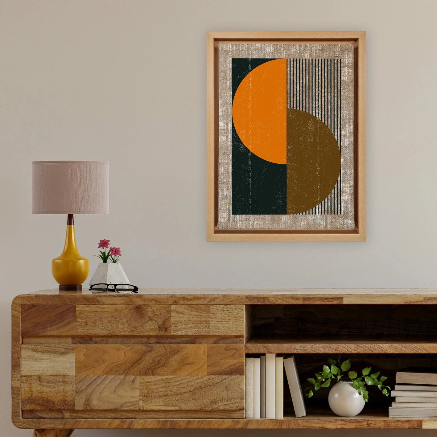 Pikturë dekorative në kanavacë, shumëngjyrëshe, Wallity, LNJ31875646435 - 4666, 46x66cm