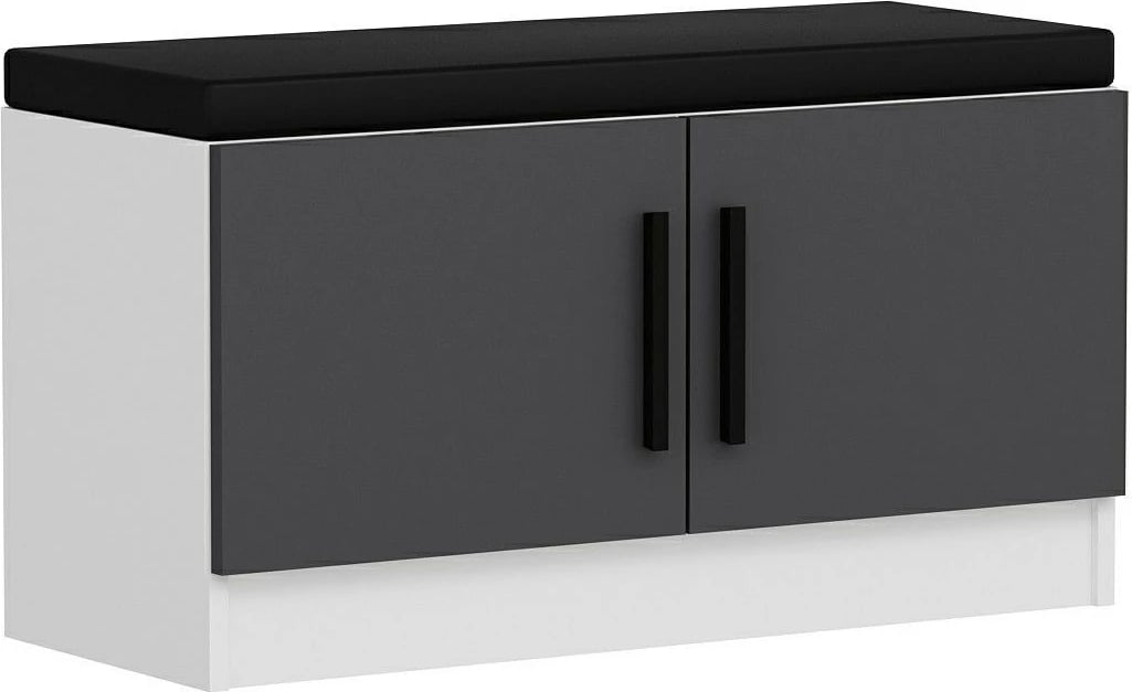 Stendë për korridor Noah, ngjyrë antracit, 90x50x35cm