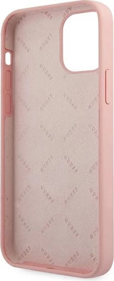 Mbështjellës Guess GUHCP12MLSVSPG për iPhone 12/12 Pro 6.1", silikon, rozë e gjelbër Mbështjellës Guess GUHCP12MLSVSPG për iPhone 12/12 Pro 6.1", silikon, rozë e gjelbër