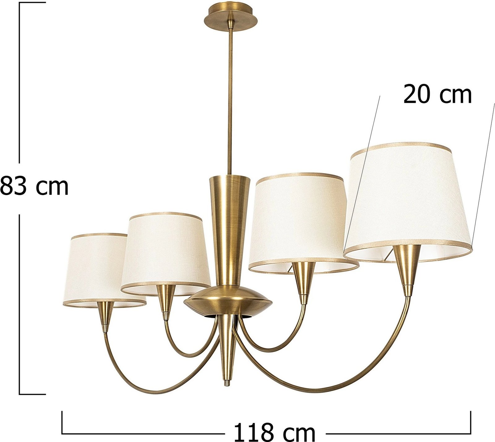 Llambadar Opviq, Pardo - 3021, ngjyrë antike