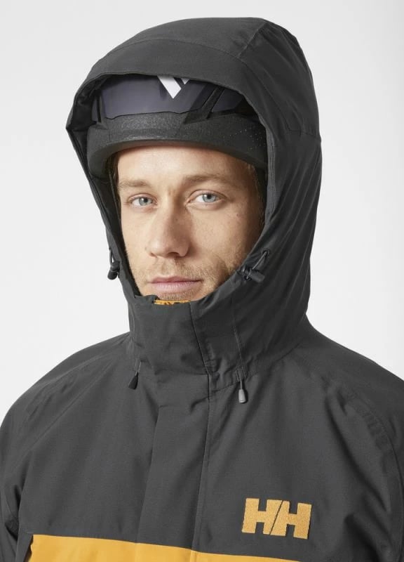Jakne për meshkuj Helly Hansen, e zezë dhe portokalli