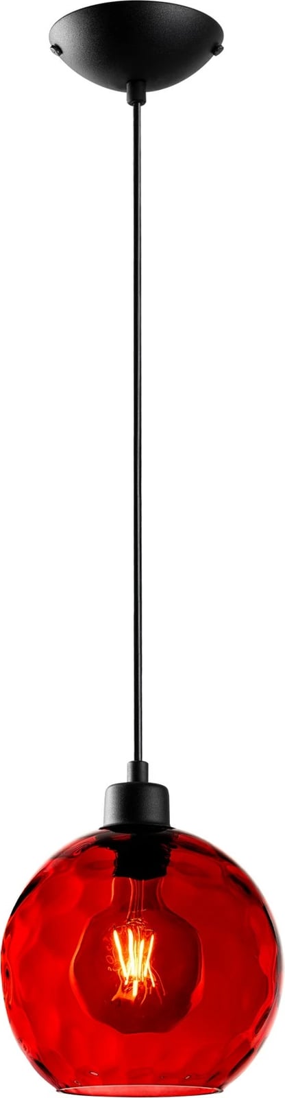 Llambë tavani Opviq Benek, metal i kuq, 20-14301