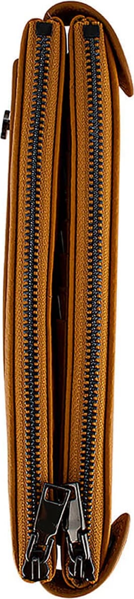 Portofol unisex Zoozie Bags, ngjyrë mustard, Roosevelt