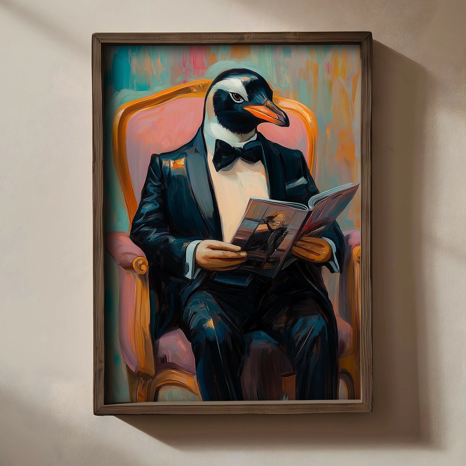 Pikturë dekorative me kornizë MDF, Wallity, TUN066-L