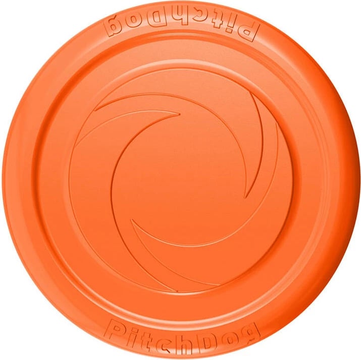 Disk fluturues për qen Waudog PitchDog 24 cm, portokalli