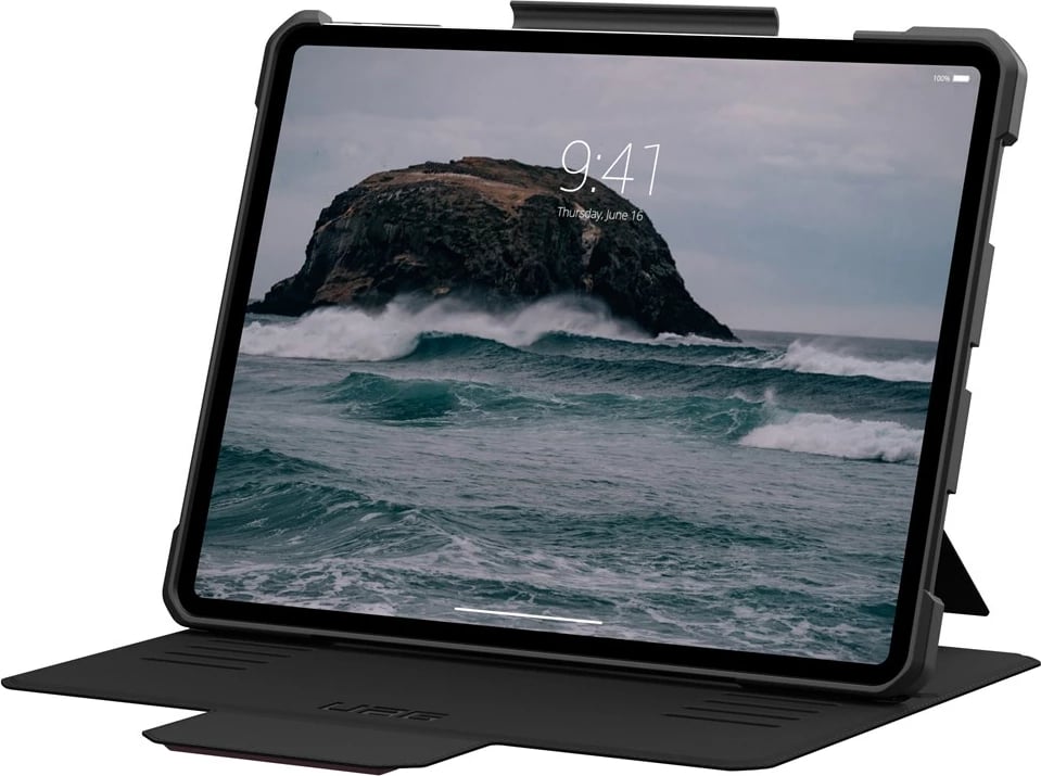 Mbështjellës folio Urban Armor Gear Metropolis SE për iPad Air 13" (2024, M2), Burgundy