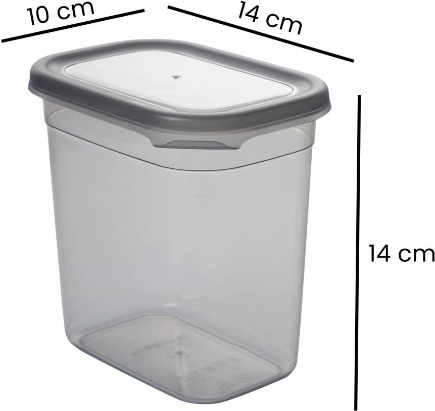 Set kuti për organizim (12 copë), ngjyrë antracit, BNMPEGYAR12-81115