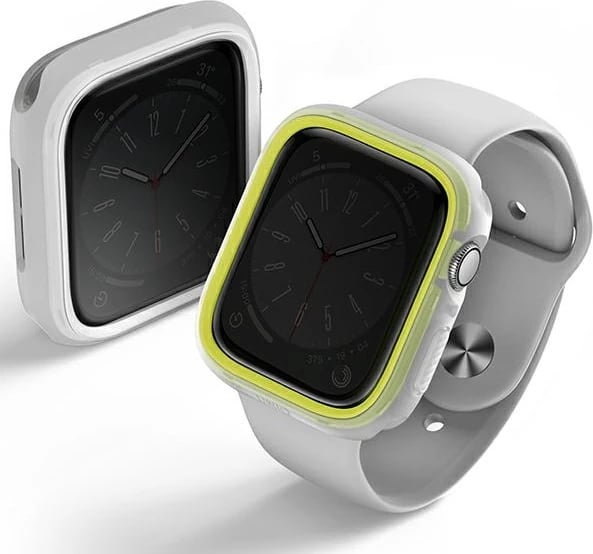 Mbështjellës UNIQ Moduo për Apple Watch 44/45mm, Bardhë-Lime, set me 2 korniza