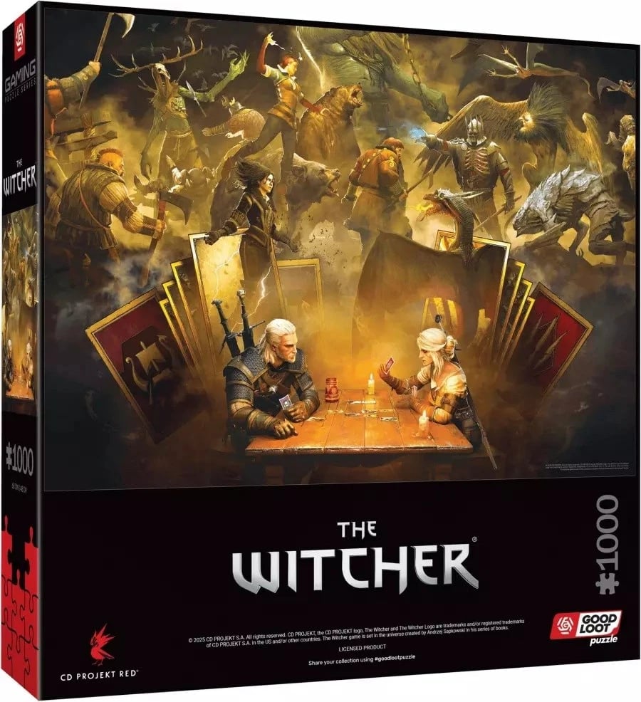 Puzzle Cenega Publishing Good Loot Gaming - The Witcher: Playing Gwent 1000 copë