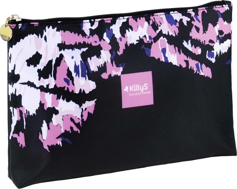 Çantë kozmetike KillyS Colour And Fun rectangular e madhe për femra, pink print