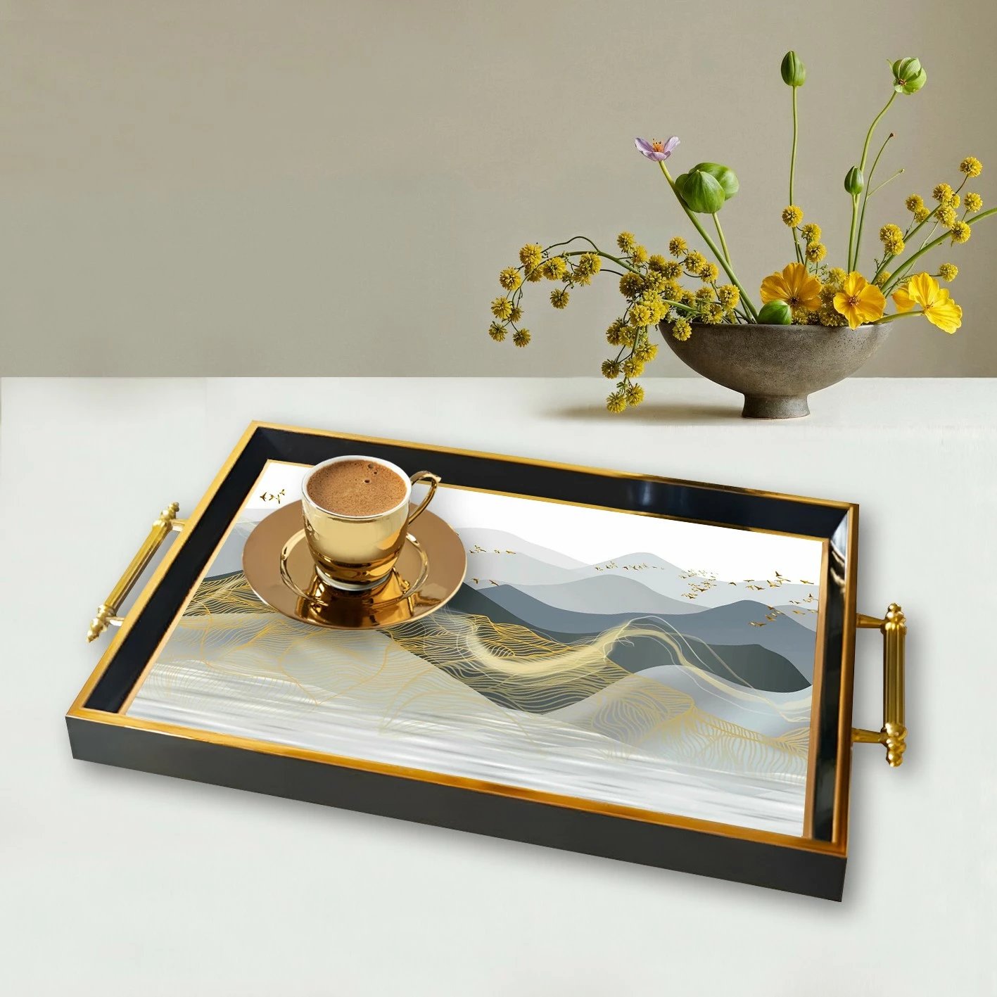 Tabaka qelqi Aberto Design, TPA9806, shumëngjyrëshe
