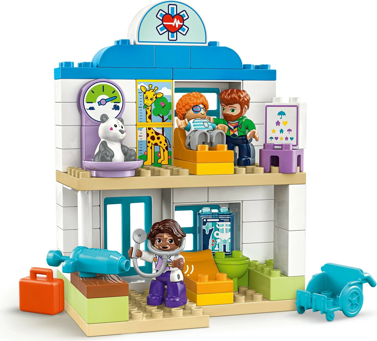 Set ndërtimi LEGO DUPLO 10449, 65 pjesë, shumëngjyrëshe
