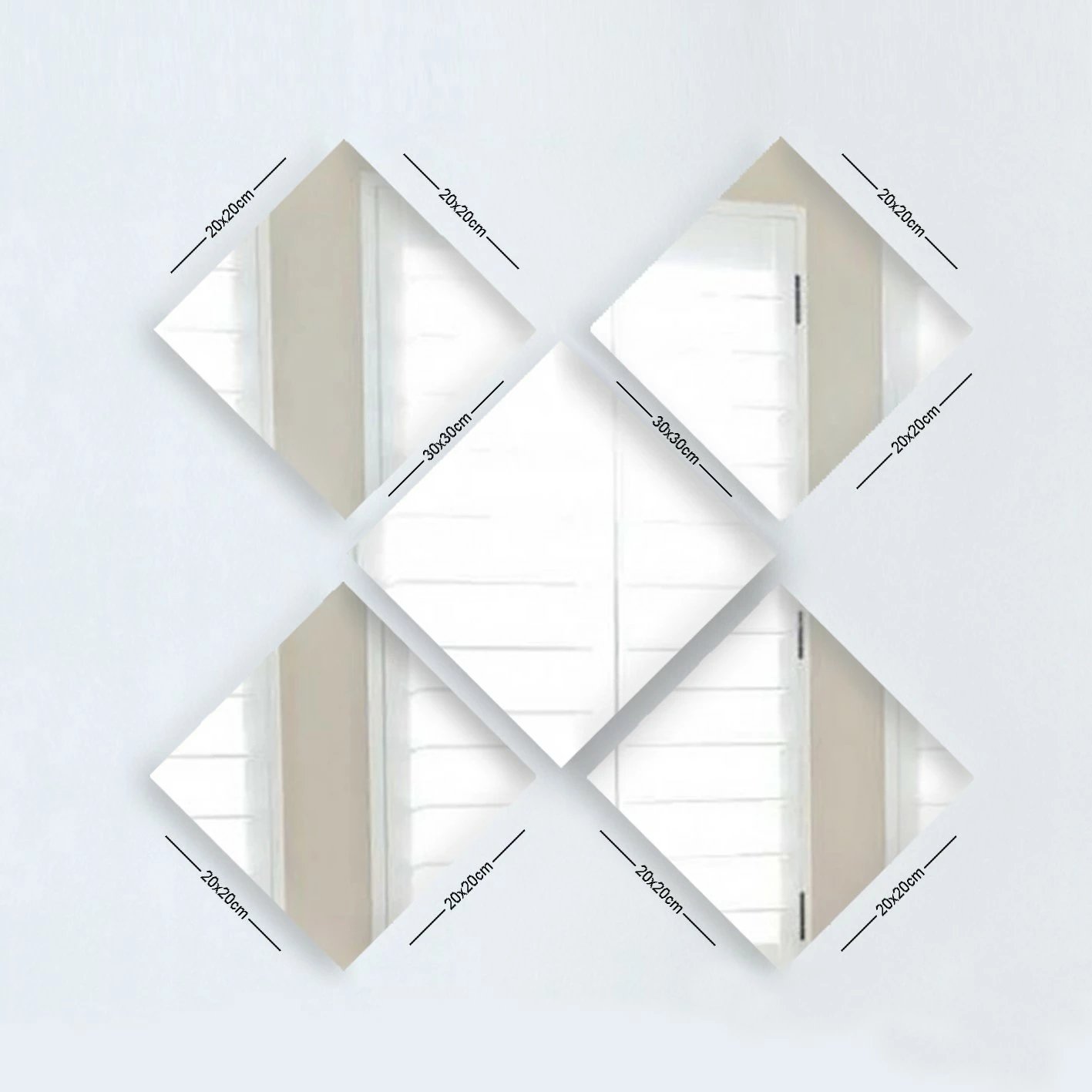 Set pasqyrash (5 copë), Wallity, SETAYNA_003