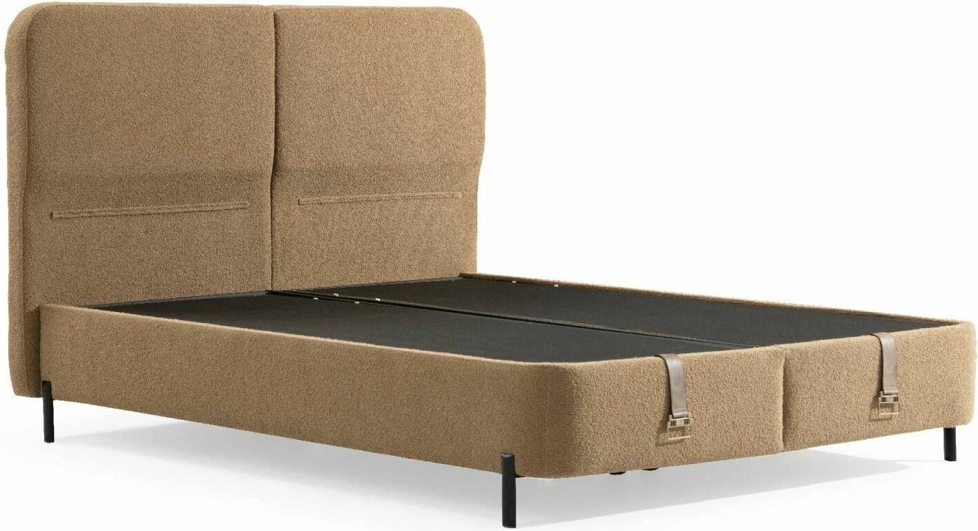 Bazë dhe shpinore krevati dopio, ngjyrë portokalli, Skye Decor, 150x200 cm