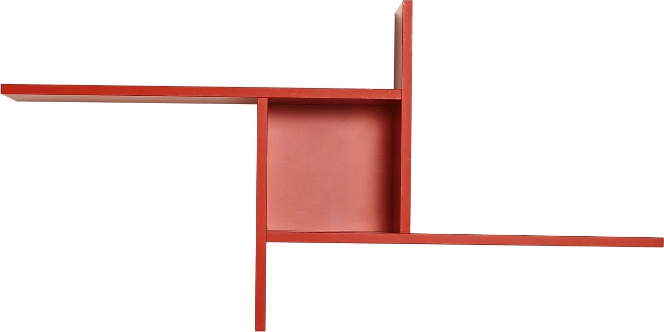 Raf muri ngjyrë e kuqe Hanah Home, Raf-04-Kk-1