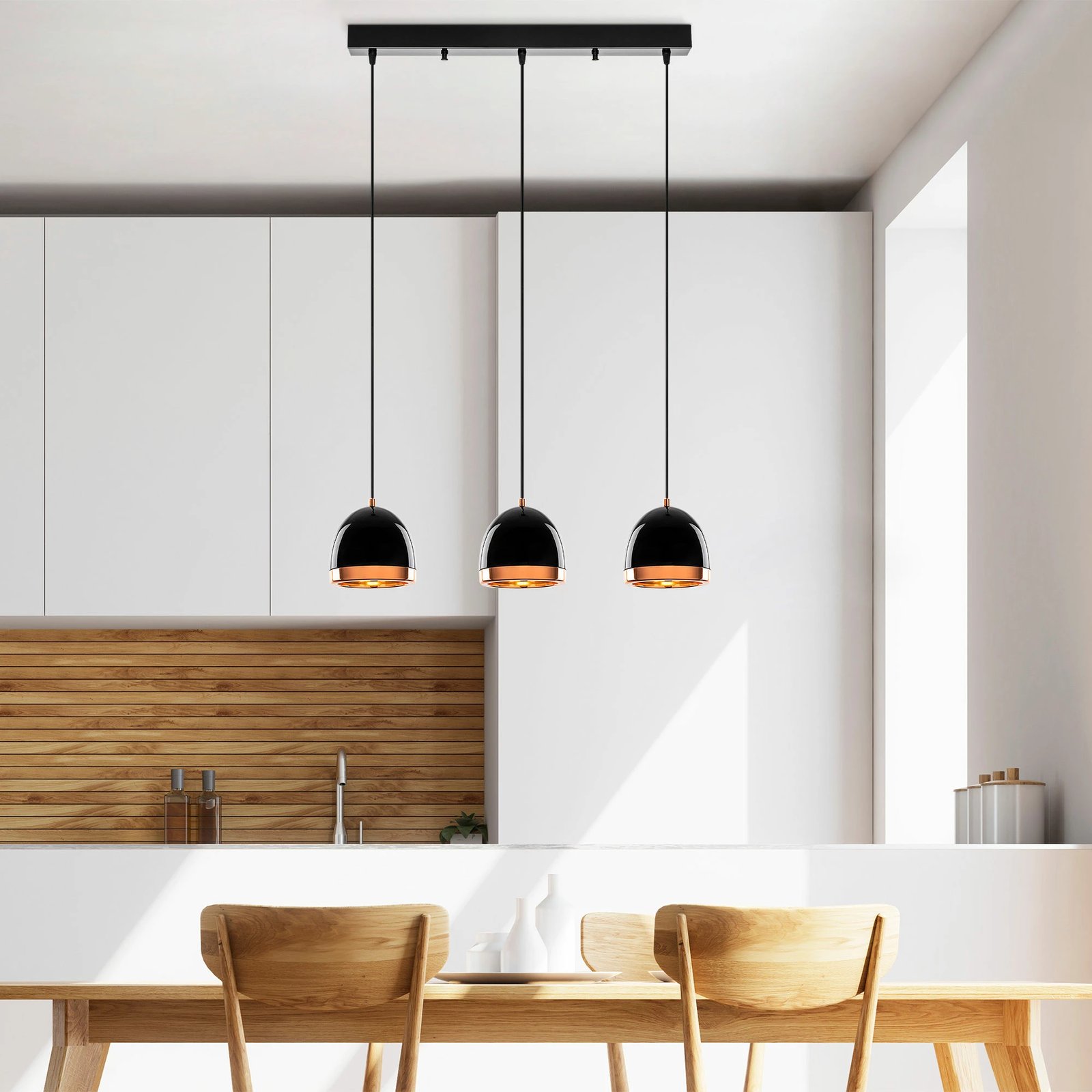 Llambë tavani Opviq, Mugo - 10639, e zezë dhe ari