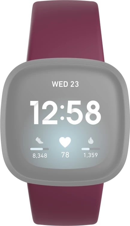 Rrip Hama për FitBit Versa 3, 4, Sense, Sense 2, ngjyrë bordeaux