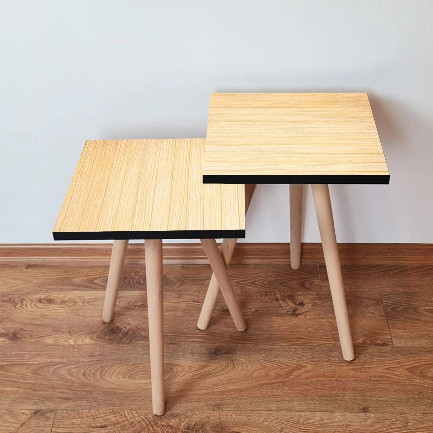 Set tavolinash të vendosshme, ngjyrë krem, Skye Decor, 2Shp118 (2 copë)