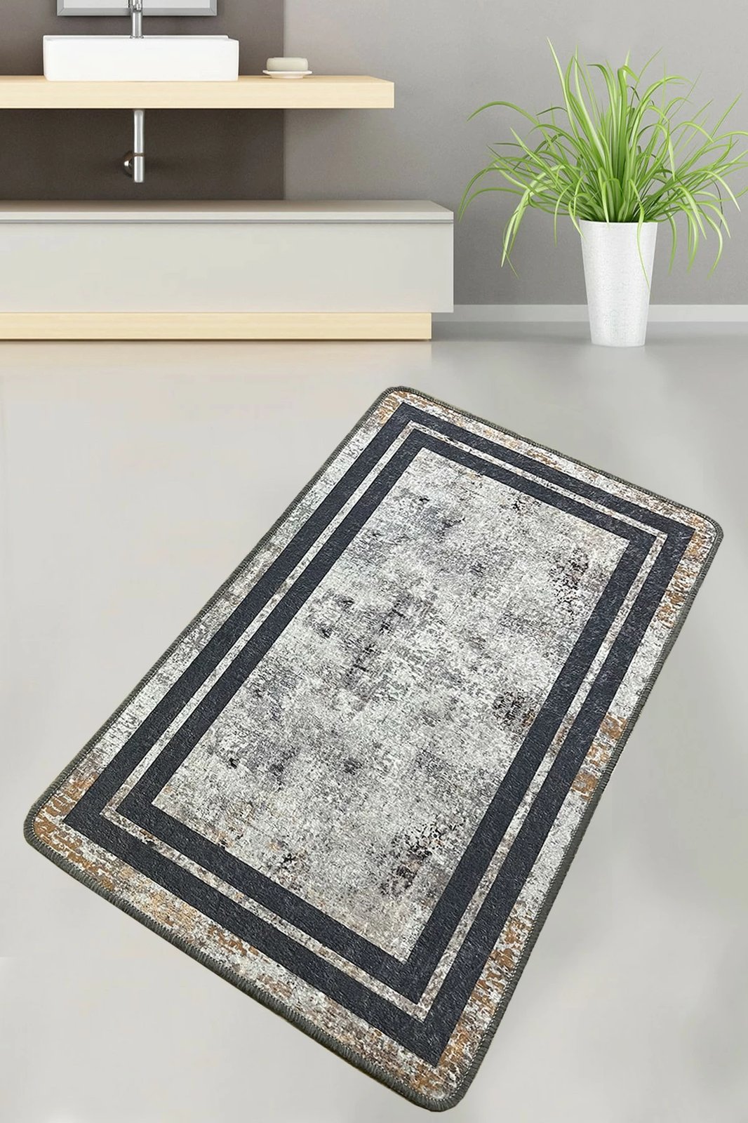 Tapet banje Mijölnir, Sione, shumëngjyrësh, 70x120cm