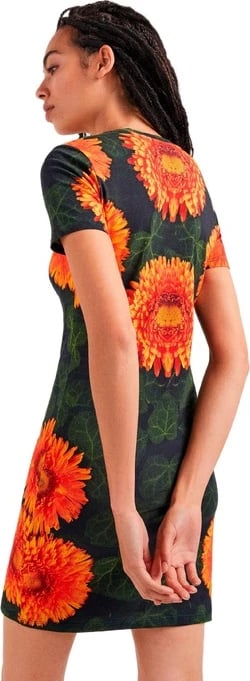 Fustan Desigual për femra, portokalli