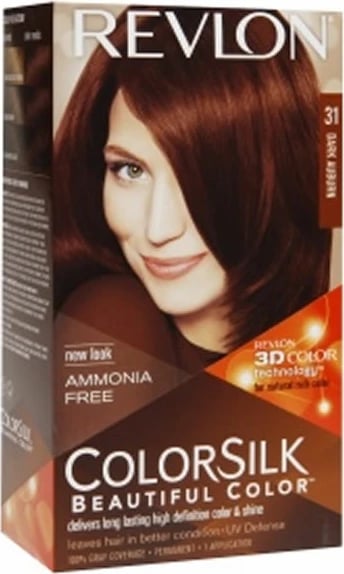 Ngjyrë për flokë Revlon Colorsilk Ammonia Free 31 Dark Auburn unisex