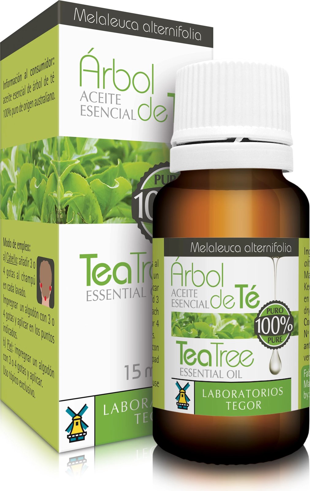 Vaj esencial Tea Tree Tegor 15ml unisex