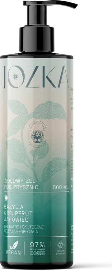 Xhel dushi bimor Jozka Basil Lemon Juniper 500ml Xhel dushi bimor Jozka Basil Lemon Juniper 500ml