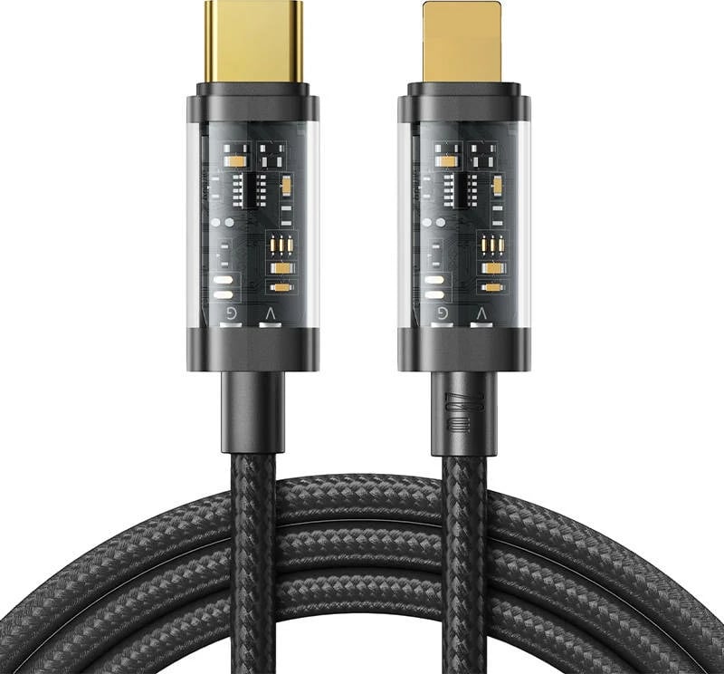 Kabllo Joyroom S-CL020A12 USB-C në Lightning, 1.2m, 20W, e zezë
