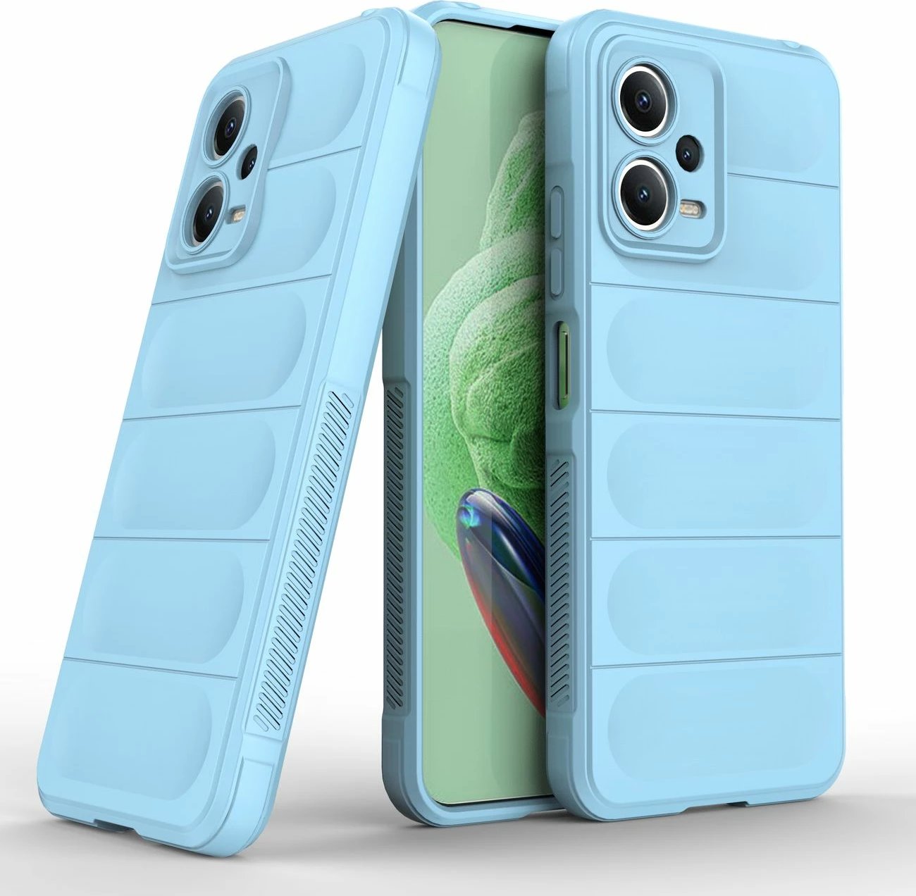 Mbështjellës Hurtel Magic Shield Case për Xiaomi Redmi Note 12 5G / Poco X5 5G, kaltër e çelët