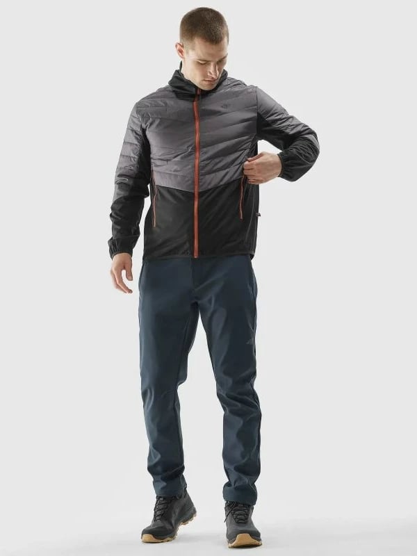 Xhaketë softshell për meshkuj 4F, e zezë