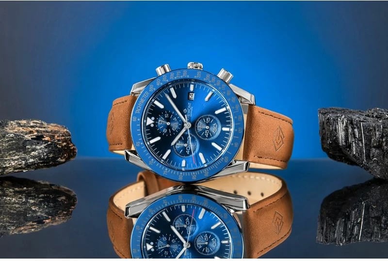 Orë dore për meshkuj Giewont, kaltër-kafe