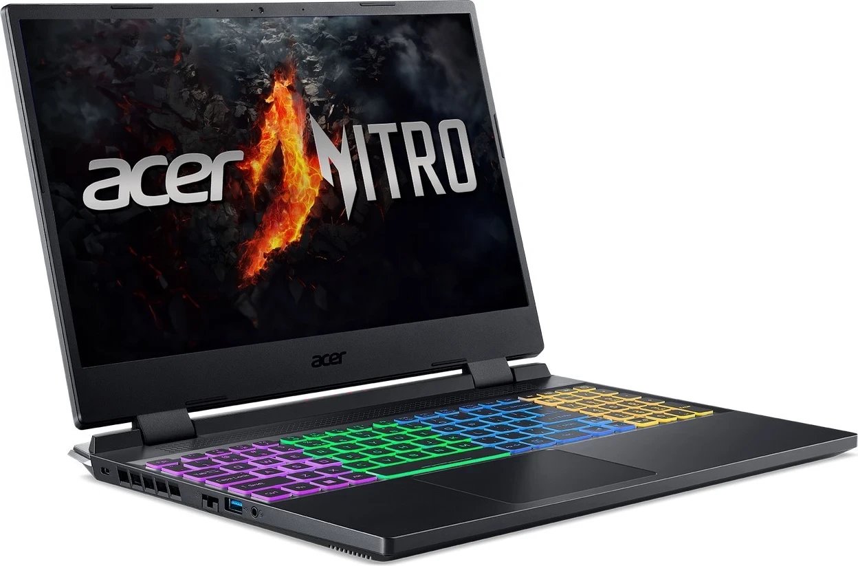 Laptop Acer Nitro 5, 15,6", Intel Core i7, 16GB RAM, 512GB SSD, NVIDIA GeForce RTX 4060, i zi