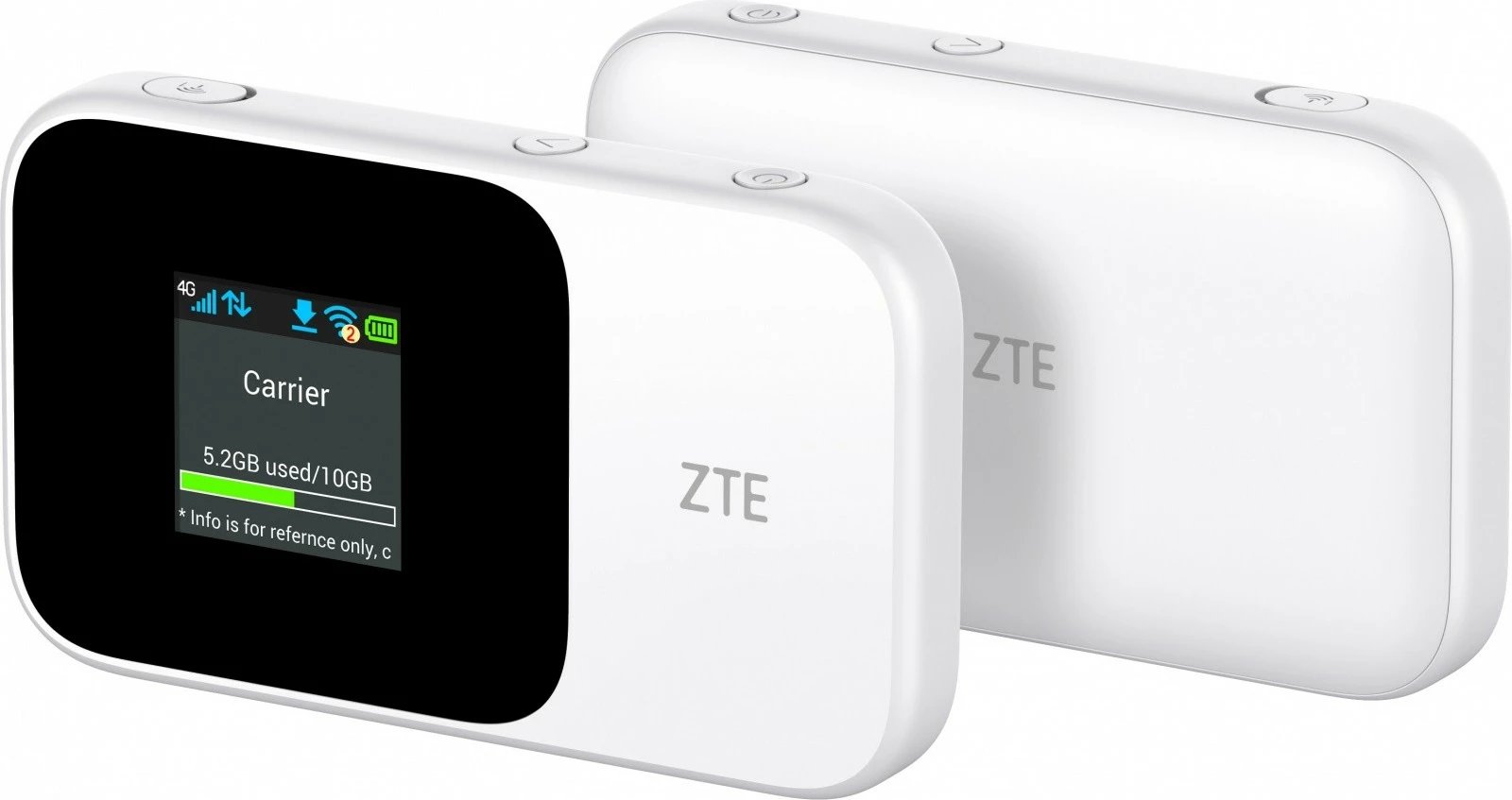 Router portabël ZTE MF986D, LTE Kat 12, i bardhë