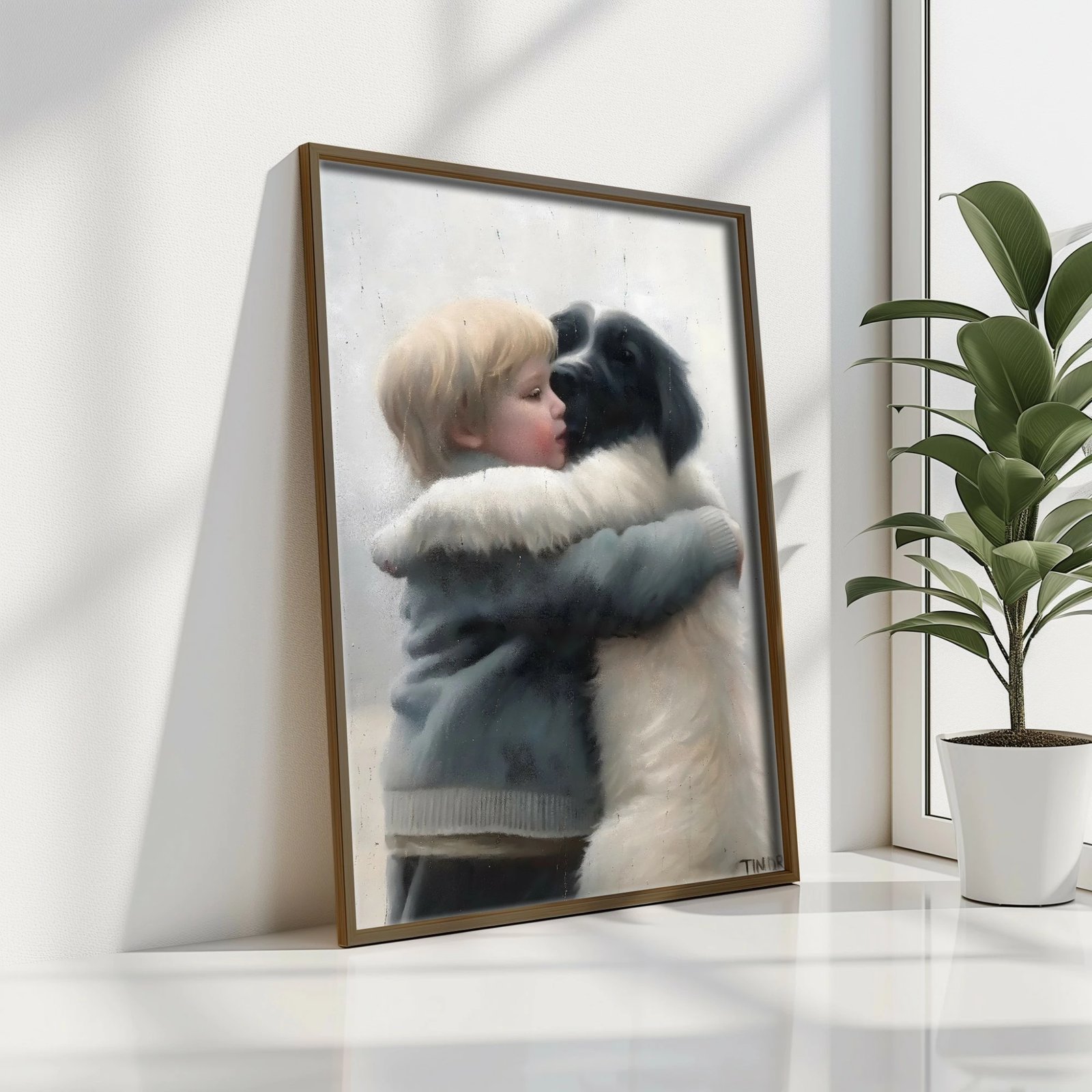 Pikturë dekorative me kornizë MDF, shumëngjyrëshe, Wallity, GE225-L, 35x47x3.5 cm