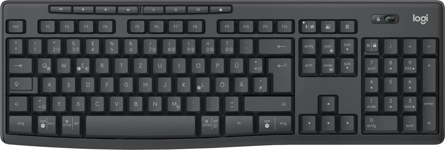 Set tastierë dhe maus Logitech MK370 Combo for Business, pa tela, Graphite