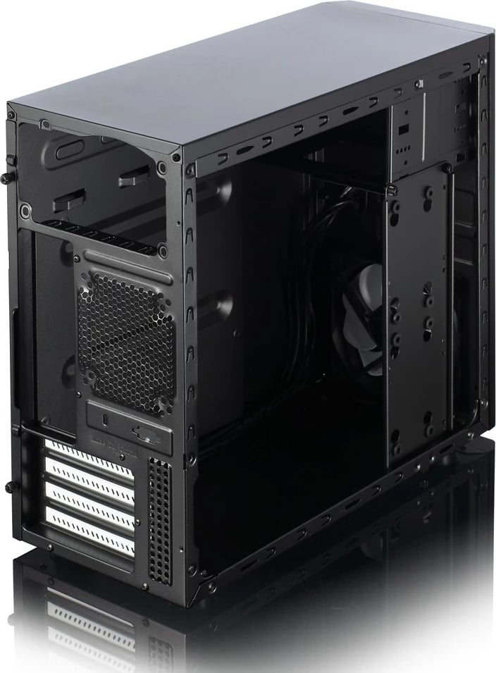 Kasë Fractal Design Core 1100, Mini Tower, micro ATX/Mini-ITX, e zezë Kasë Fractal Design Core 1100, Mini Tower, micro ATX/Mini-ITX, e zezë