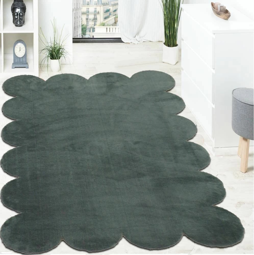 Qilim për korridor, ngjyrë gri e errët, 80x300cm, Conceptum Hypnose, Laser Plush