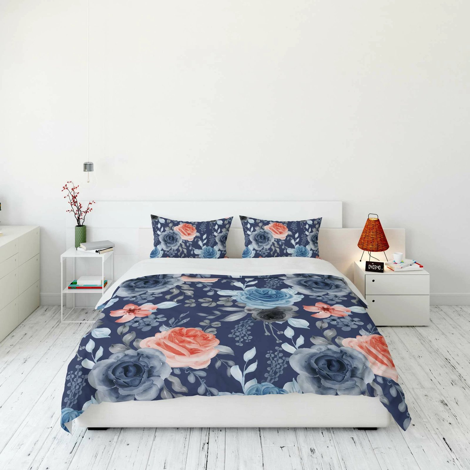 Set mbulesë për jorgan King, shumëngjyrësh, L'essentiel, FLW_DVT25-9