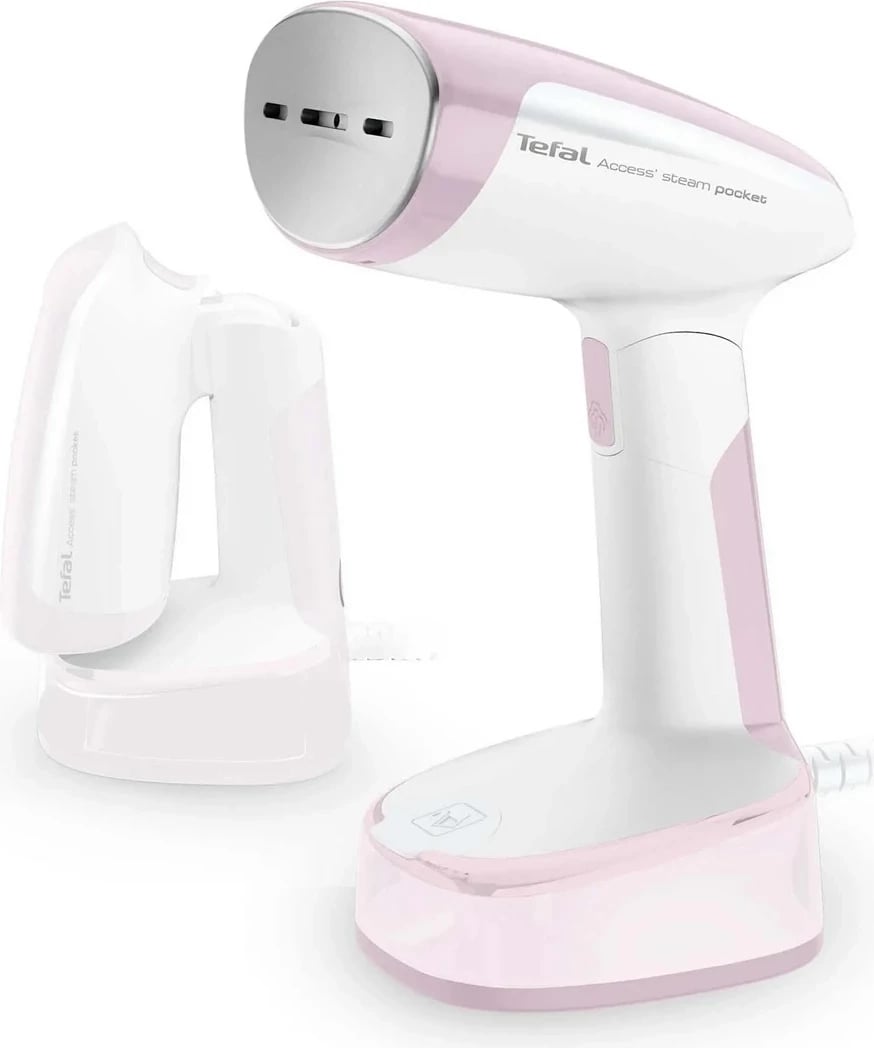 Hekur me avull për rroba Tefal DT3050, 1300 W, 0.12 L, Rozë/Bardhë