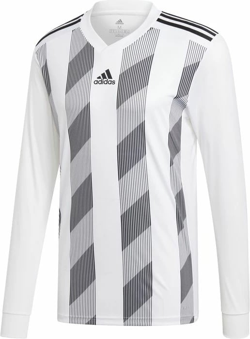 Bluzë Adidas Striped 19 LS, e bardhë