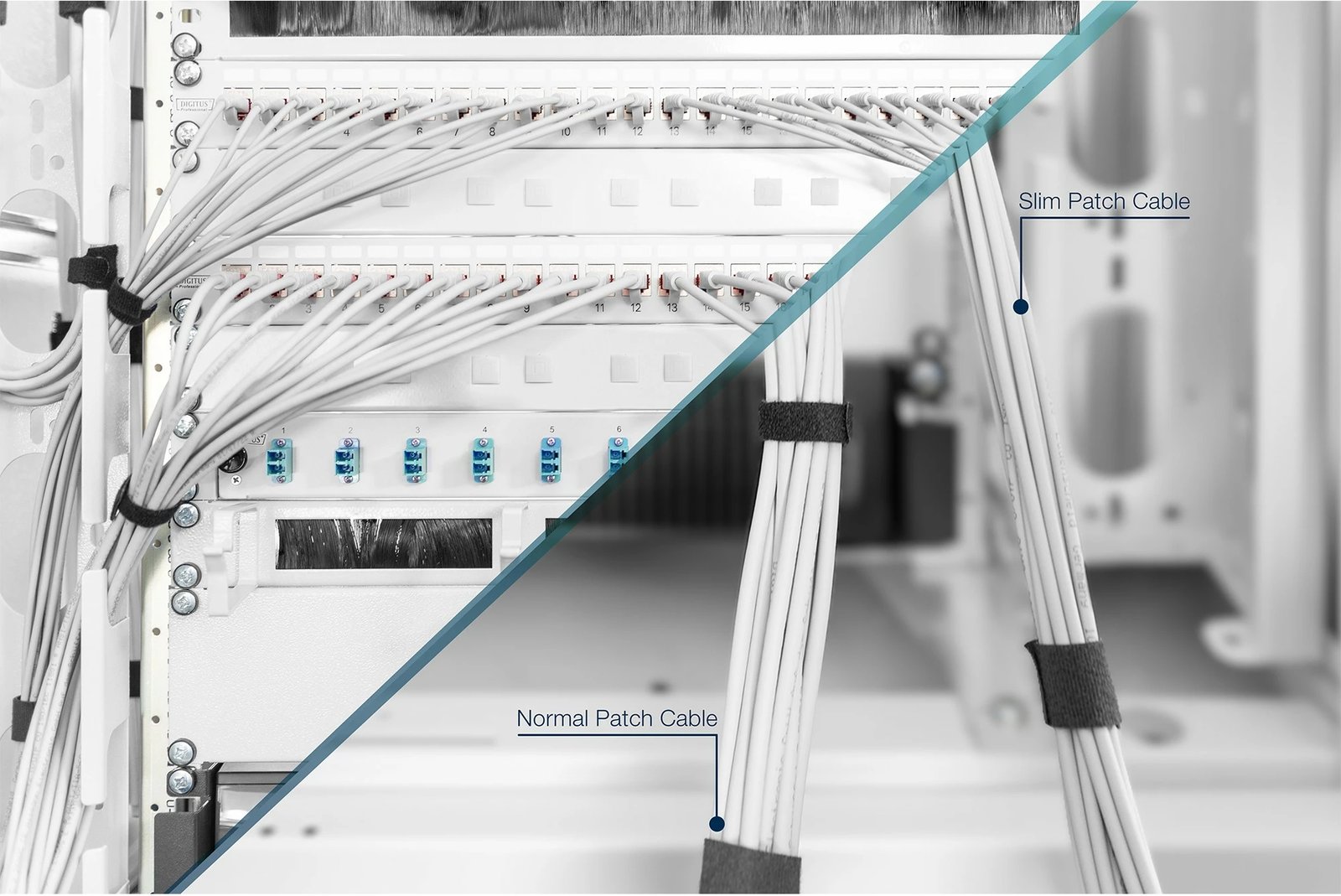 Kabllo rrjeti Digitus Cat6 U/FTP Slim 2m, RJ-45, gri