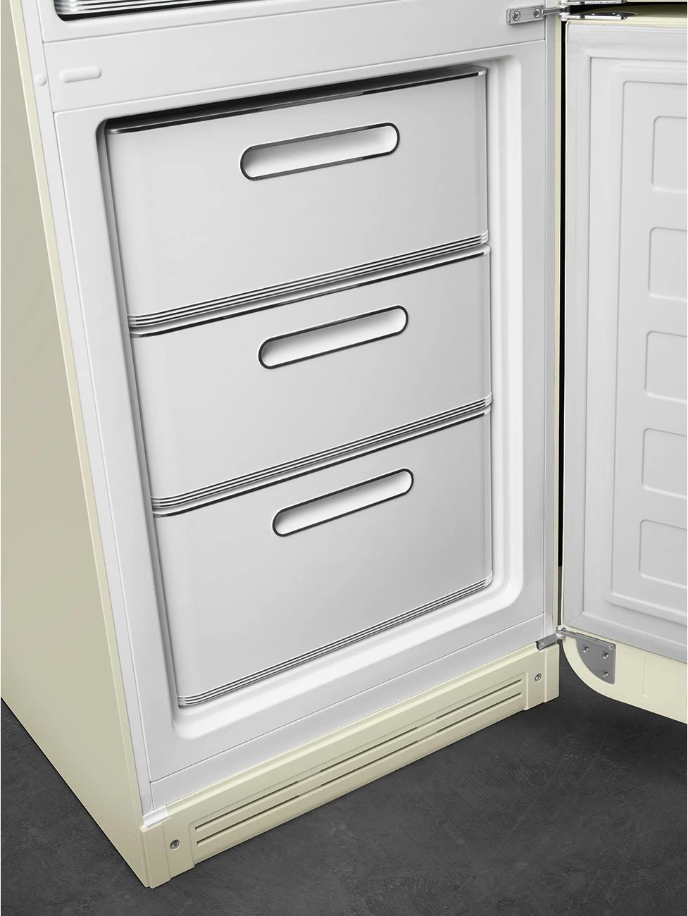 Frigorifer SMEG FAB32RCR5, 331 L, krem