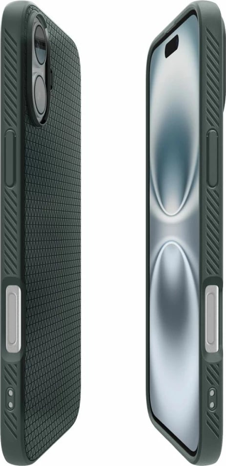 Mbështjellës Spigen Liquid Air për iPhone 16, Gjelbër