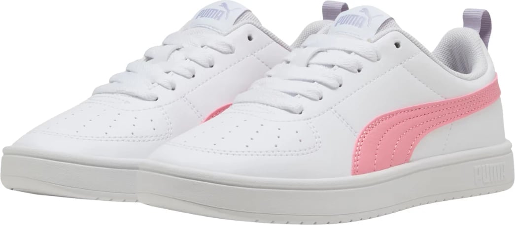 Atlete fëmijë Puma, të bardha-rozë