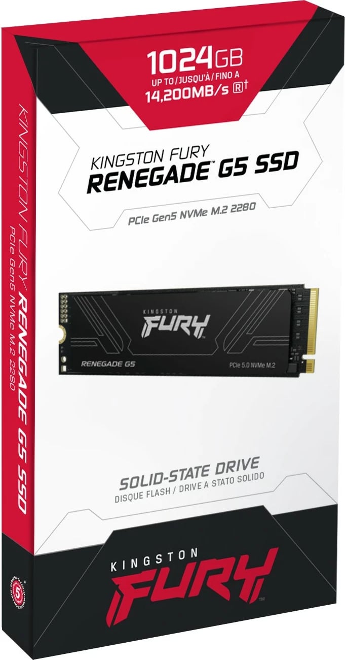 SSD Kingston FURY Renegade G5 1.02TB M.2 PCIe 5.0 NVMe