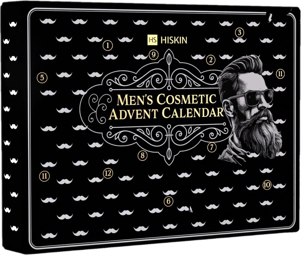 Kalendari i Adventit kozmetik për meshkuj HiSkin 12 copë