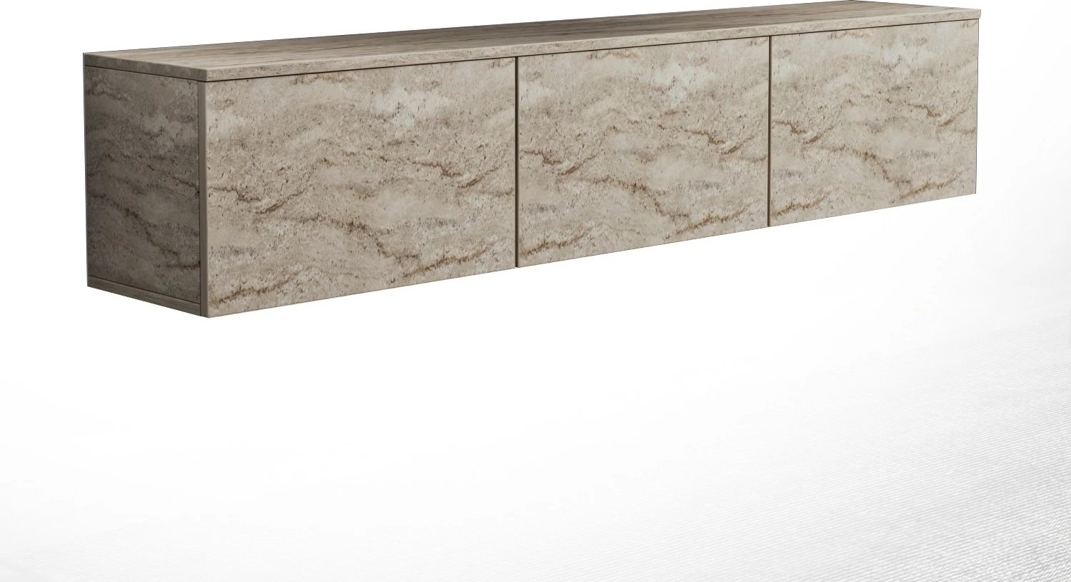 Komodë TV Hanah Home, ndriçim neon, ngjyrë travertin