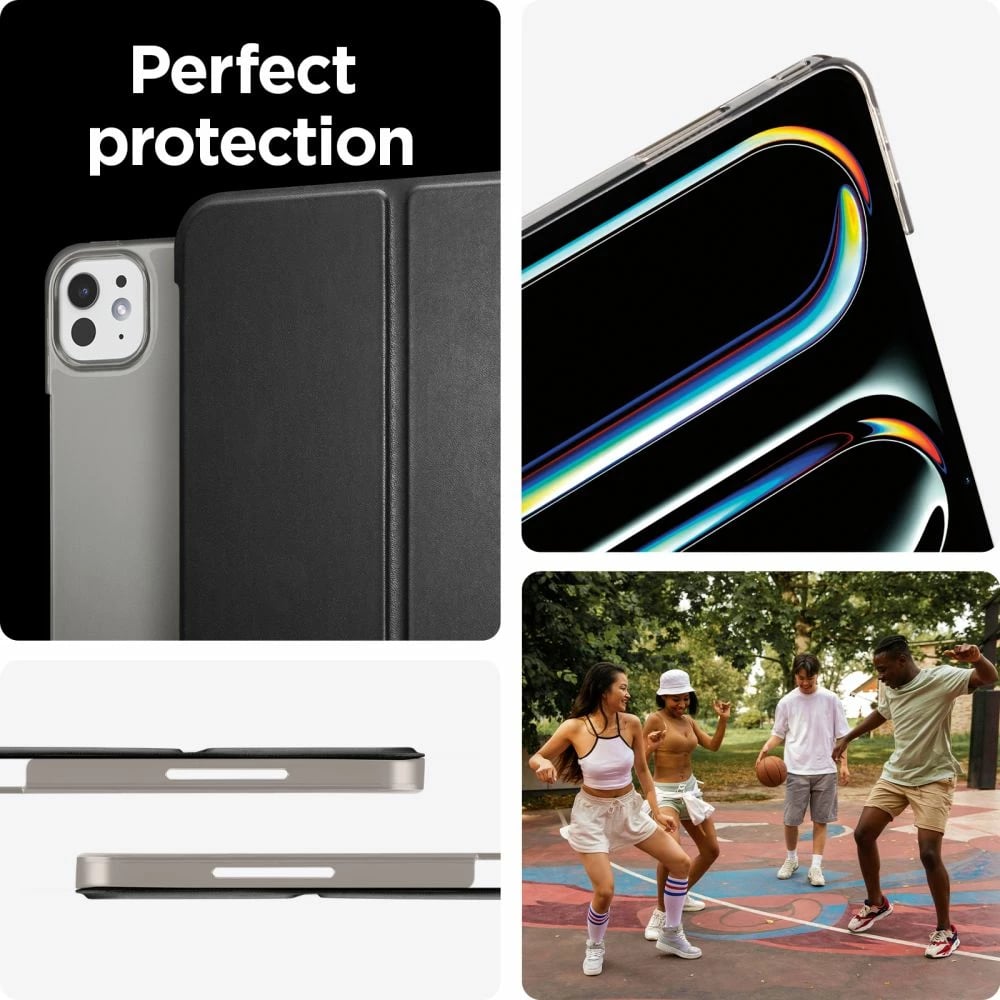 Mbështjellës Spigen Smart Fold për iPad Pro 11" (2024), E zezë